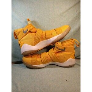 Nike LeBron Soldier 11 TB University Gold mens sneakers, Sz 10